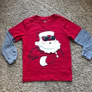 Carter's Santa t-shirt, size 5